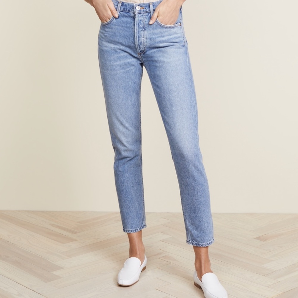 Agolde Jamie high rise classic jeans size 24.